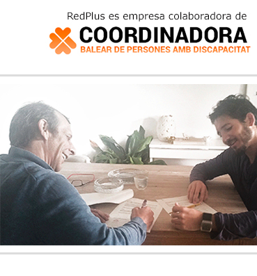 RedPlus es empresa colaboradora desde el 2016 de "COORDINADORA BALEAR DE PERSONES AMB DISCAPACITAT", comprometidos con la integración laboral y desarrollando por segundo año un proyecto social lleno de ilusión y oportunidades